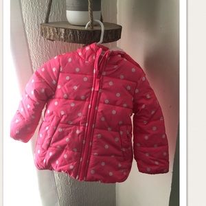 Toddler winter puffer coat size 2t EUC